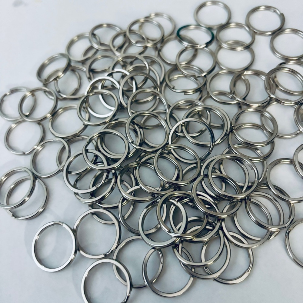 Stainless Steel 15mm Split Rings, 85pcs, NWT